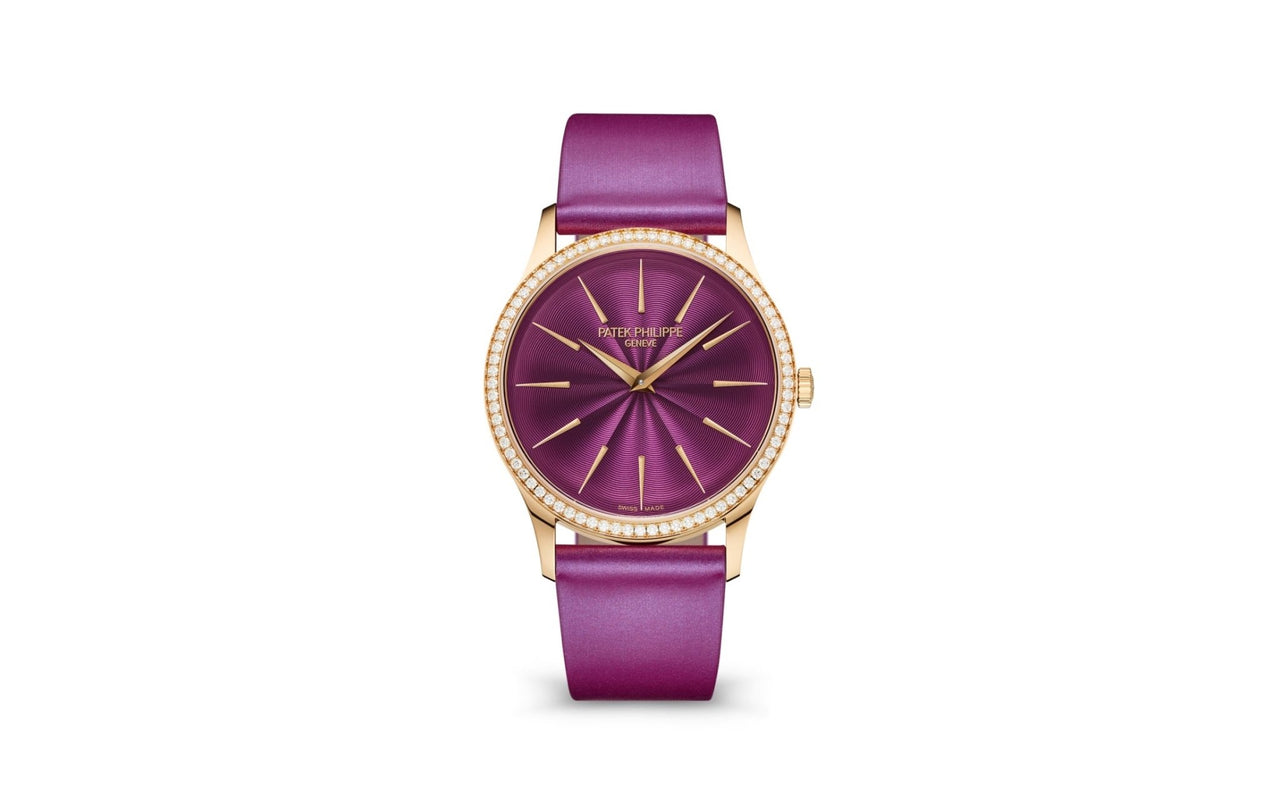 Patek Philippe Calatrava Ladies acquered Purple (Ref# 4997/200R-001) - WatchesOff5thWatch