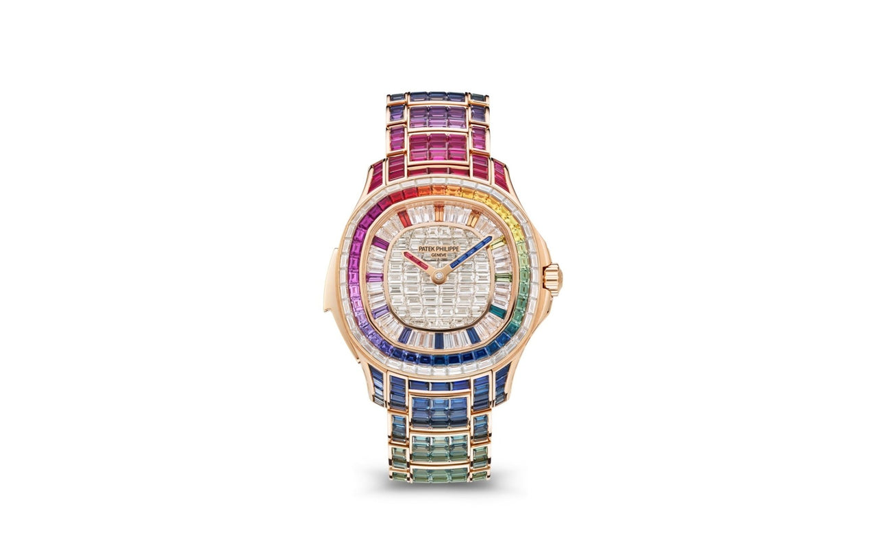 Patek Philippe Grand Complications 5260/1455R Rainbow Gemstones and Diamonds - WatchesOff5th