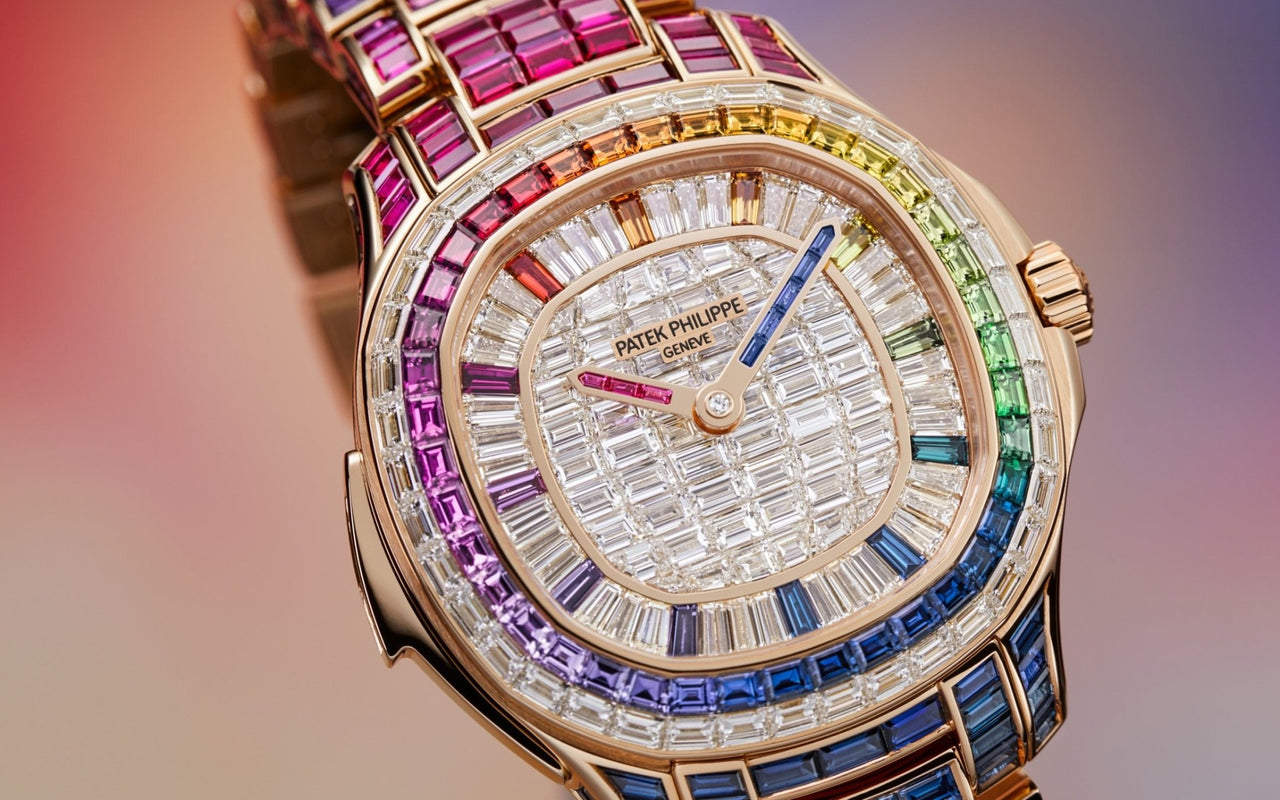 Patek Philippe Grand Complications 5260/1455R Rainbow Gemstones and Diamonds - WatchesOff5th