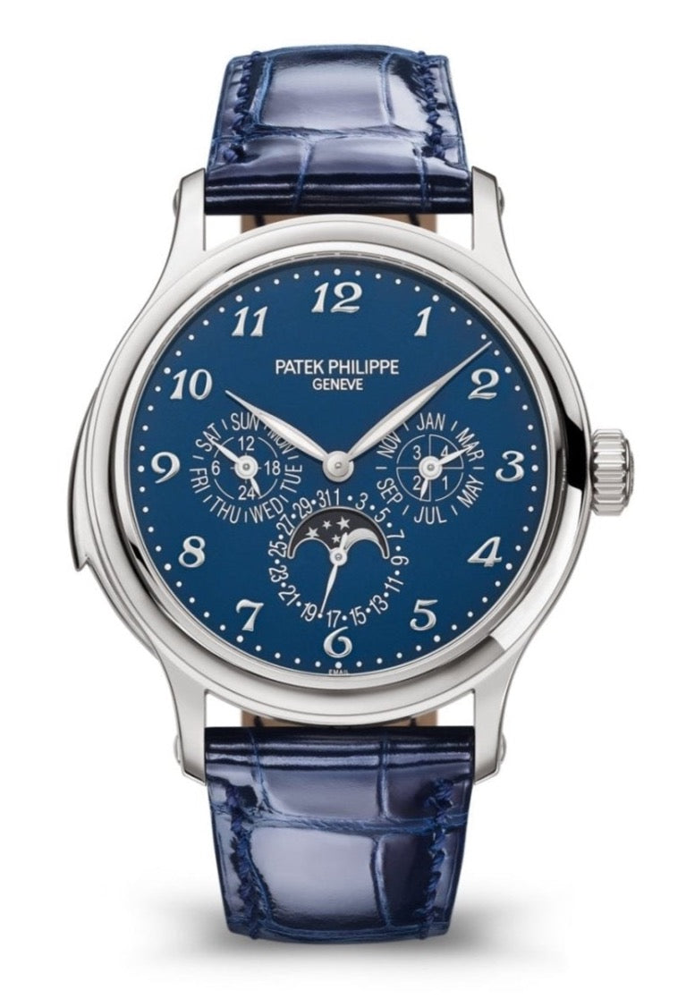 Patek Philippe Minute Repeater Perpetual Calendar Grande Complication White Gold Blue Dial 5374G-001 - WatchesOff5thWatch