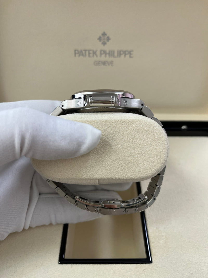 Patek Philippe Nautilus Annual Calendar Stainless Steel with Blue Dial/ Moon Phase (Ref#5726/1A-014) - WatchesOff5thWatch