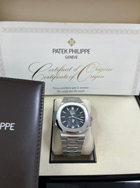 Thumbnail for Patek Philippe Nautilus Annual Calendar Stainless Steel with Blue Dial/ Moon Phase (Ref#5726/1A-014) - WatchesOff5thWatch