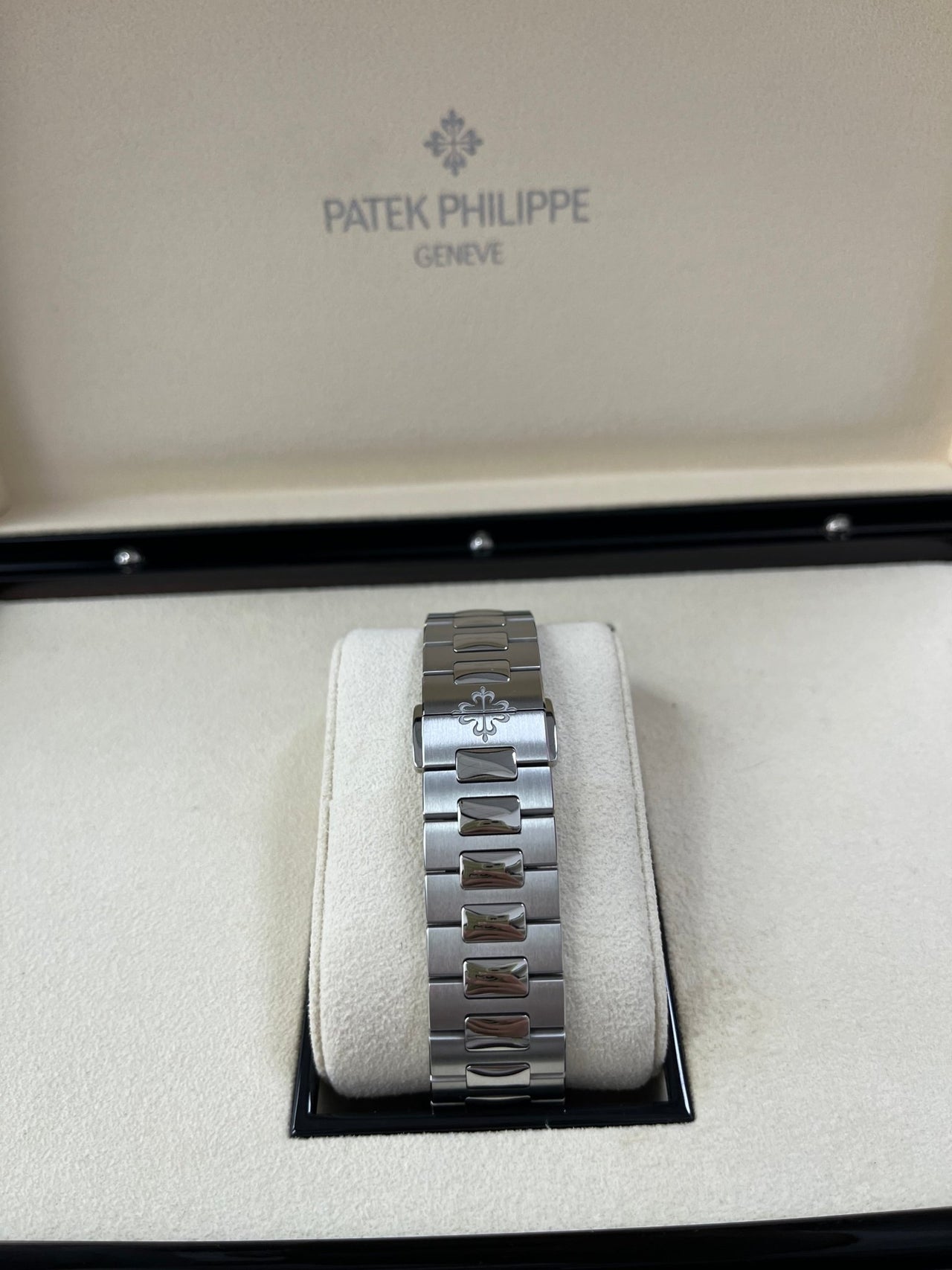 Patek Philippe Nautilus Annual Calendar Stainless Steel with Blue Dial/ Moon Phase (Ref#5726/1A-014) - WatchesOff5thWatch