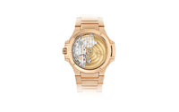 Thumbnail for Patek Philippe Nautilus Automatic Rose Gold Baguette Cognac Bezel 7118/1300R-001 - WatchesOff5thWatch