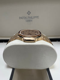 Thumbnail for Patek Philippe Nautilus Automatic Rose Gold Baguette Cognac Bezel 7118/1300R-001 - WatchesOff5thWatch