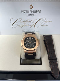 Thumbnail for Patek Philippe Nautilus Black Dial Ref #5712R-001 - WatchesOff5thWatch