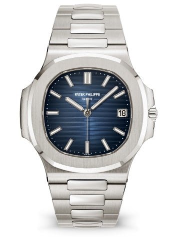 Patek Philippe Nautilus Blue Dial White Gold 5811/1G-001 - WatchesOff5thWatches