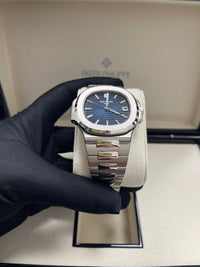 Thumbnail for Patek Philippe Nautilus Blue Dial White Gold 5811/1G-001 - WatchesOff5thWatches