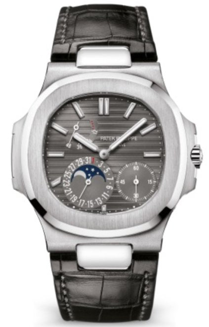 Patek Philippe Nautilus Grey Dial Ref # 5712G-001 - WatchesOff5thWatch