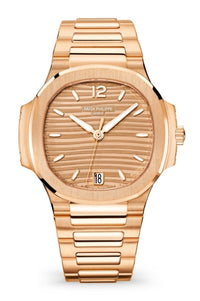 Thumbnail for Patek Philippe Nautilus Ladies Automatic - 35.2 mm - Rose Gold - Golden Brown Opaline Dial 7118/1R-010 - WatchesOff5thWatch