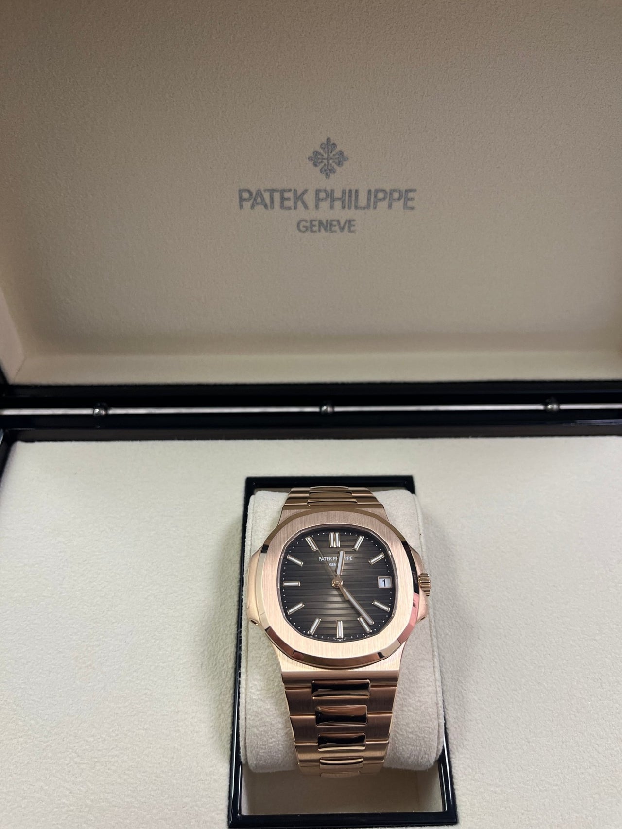 Patek Philippe Nautilus Rose Gold Chocolate Dial 5711/1R-001 - WatchesOff5th