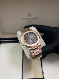 Thumbnail for Patek Philippe Nautilus Rose Gold Chocolate Dial 5711/1R-001 - WatchesOff5th