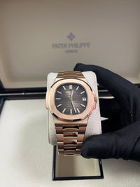 Thumbnail for Patek Philippe Nautilus Rose Gold Chocolate Dial 5711/1R-001 - WatchesOff5th