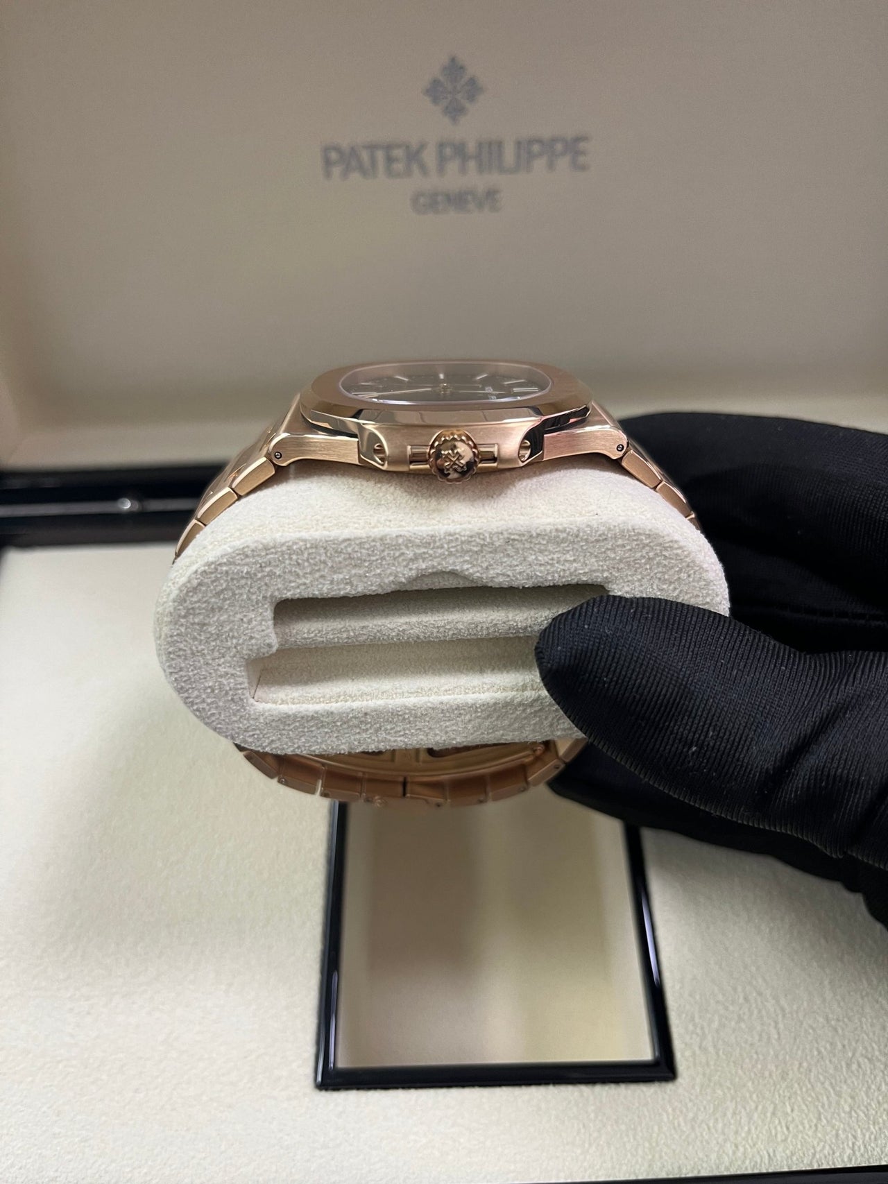 Patek Philippe Nautilus Rose Gold Chocolate Dial 5711/1R-001 - WatchesOff5th