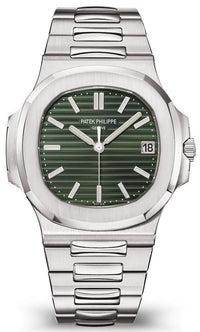 Thumbnail for Patek Philippe Nautilus Self-Winding Sunburst Olive-Green Dial Ref # 5711/1A-014 - WatchesOff5thWatch