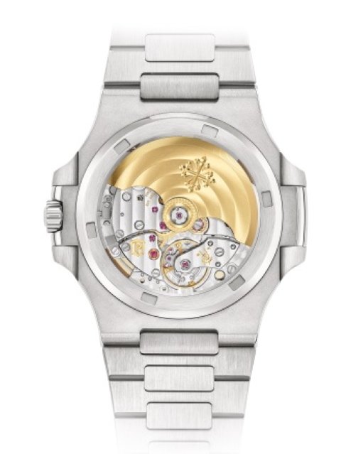 Patek Philippe Nautilus Self-Winding Sunburst Olive-Green Dial Ref