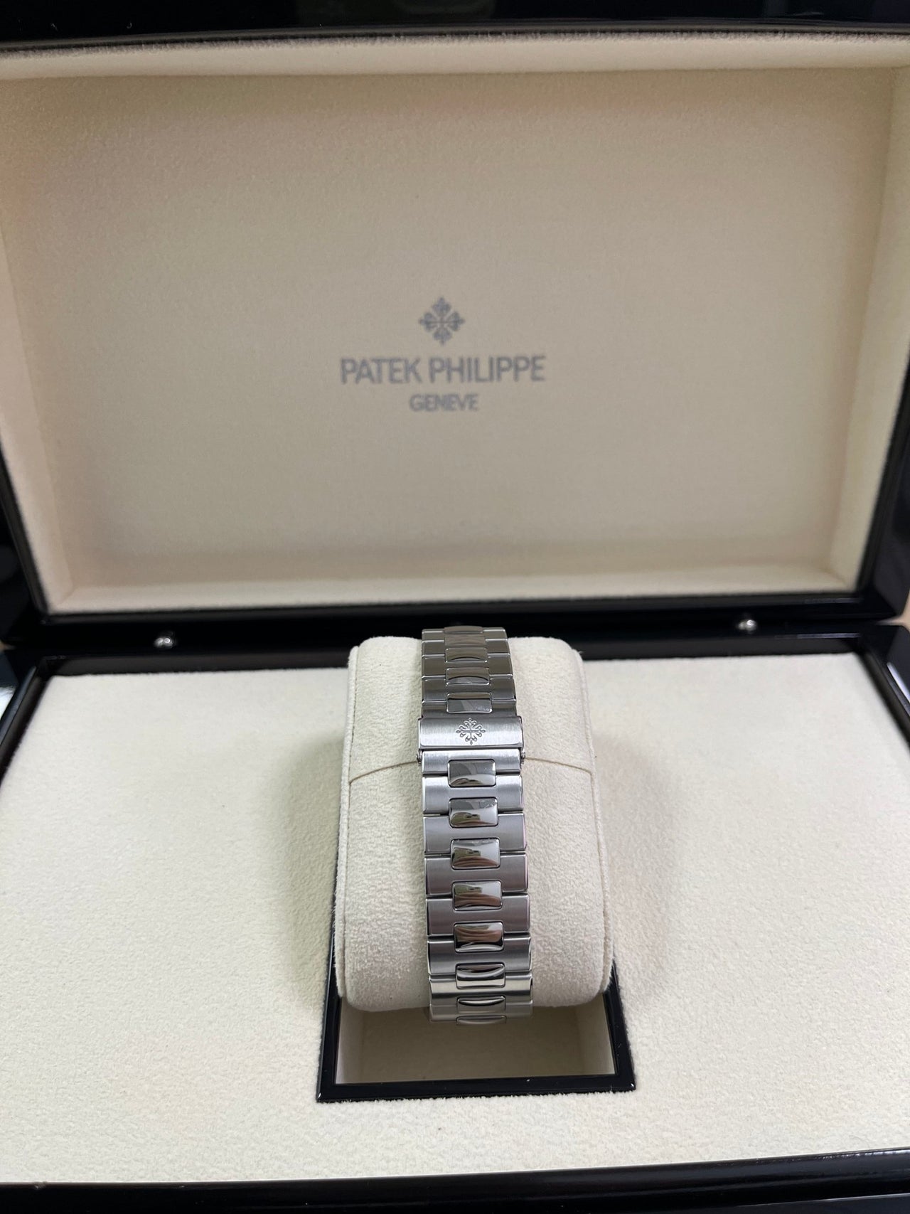 Patek Philippe Nautilus Stainless Steel/ Black-Blue Dial (Ref#5711/1A-010) - WatchesOff5thWatch