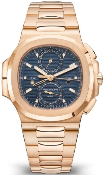 Patek Philippe Nautilus Travel Time Chronograph (Ref# 5990/1R-001) - WatchesOff5thWatch