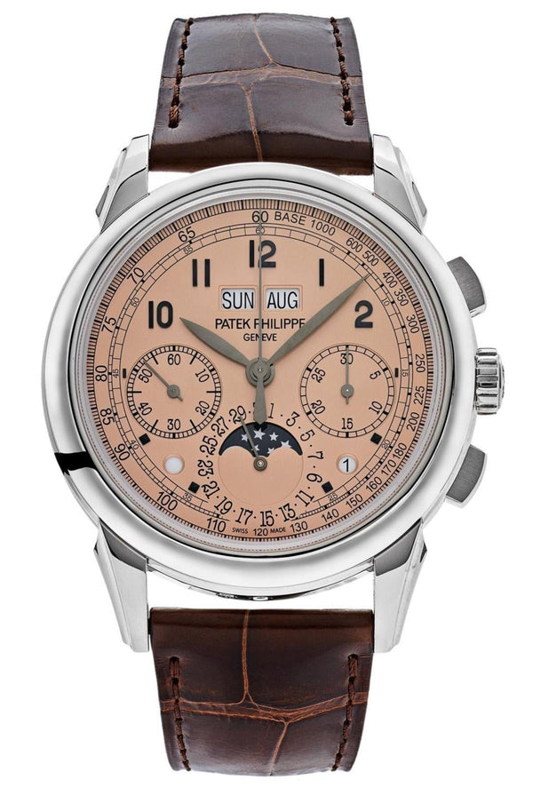 Patek Philippe Perpetual Calendar Chronograph Salmon Dial (Reference # 5270P-001) - WatchesOff5thWatch
