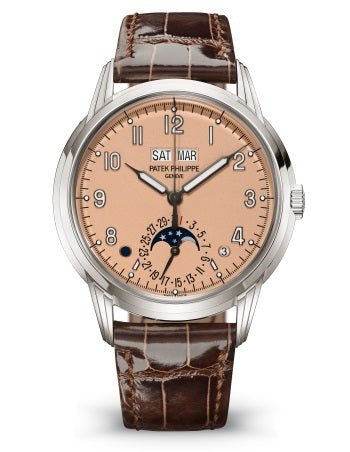 Patek Philippe Perpetual Calendar Grand Complications Salmon Dial Perpetual Calendar (Reference # 5320G) - WatchesOff5thWatch