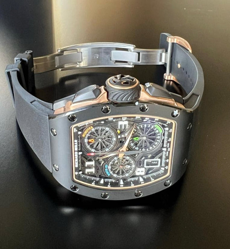 Richard Mille RM72-01 Automatic Winding Lifestyle Flyback Chronograph Black Ceramic - WatchesOff5thWatches