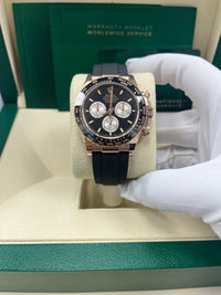 Thumbnail for Rolex Cosmograph Daytona Black Sundust Index Dial Oysterflex Strap 126515LN - WatchesOff5th