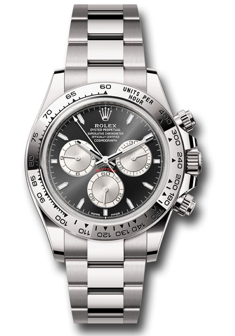 Rolex Cosmograph Daytona White Gold Black And Steel Index Dial Oyster Bracelet 126509 - WatchesOff5th