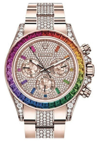 Thumbnail for Rolex Cosmograph Everose Daytona Factory Diamond Rainbow Edition Ref# 116595RBOW) - WatchesOff5thWatch