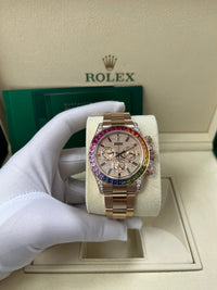 Thumbnail for Rolex Cosmograph Everose Daytona Factory Diamond Rainbow Edition Ref# 116595RBOW) - WatchesOff5thWatch