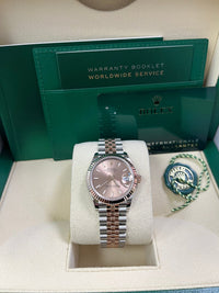 Thumbnail for Rolex Datejust 31 Steel and Rose Gold Jubilee Bracelet / Index Pink Dial 278271 - WatchesOff5th