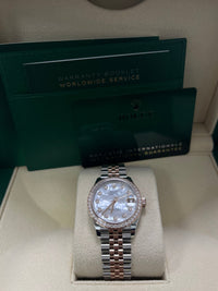 Thumbnail for Rolex Datejust 31mm Mother Of Pearl Dial Rose Gold / Steel Reference #278381RBR - WatchesOff5thWatch