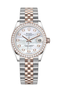 Thumbnail for Rolex Datejust 31mm Mother Of Pearl Dial Rose Gold / Steel Reference #278381RBR - WatchesOff5thWatch