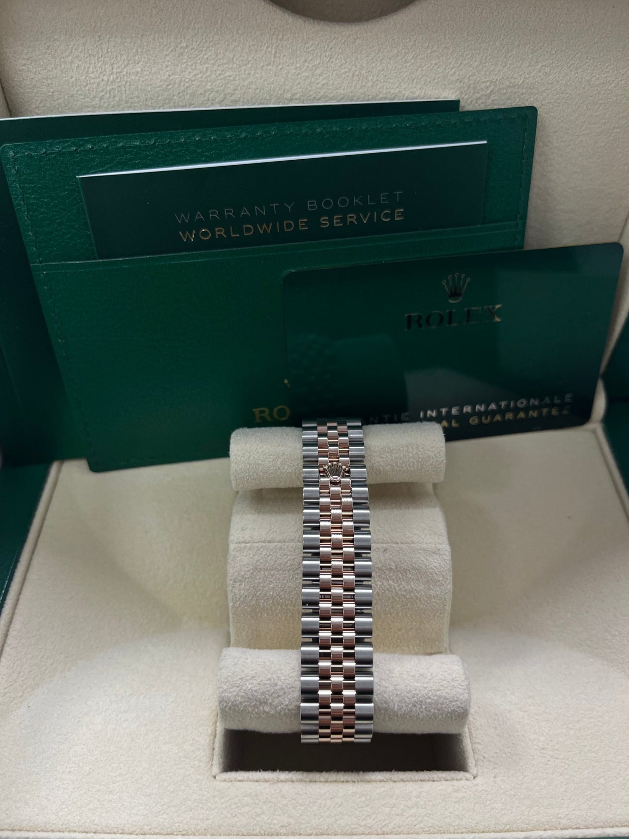 Rolex Datejust 31mm Mother Of Pearl Dial Rose Gold / Steel Reference #278381RBR - WatchesOff5thWatch