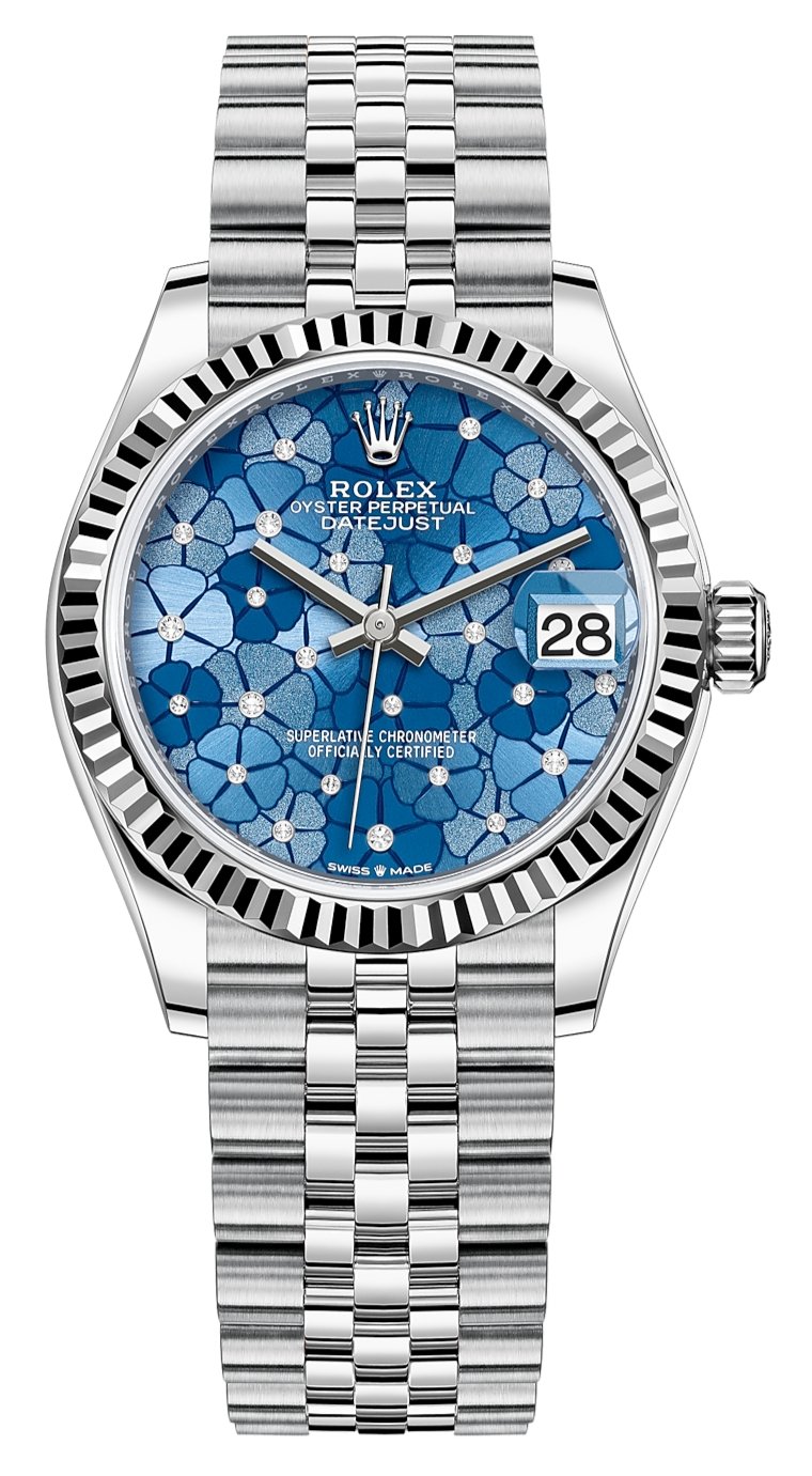 Rolex Datejust 31mm New 2022 Model Oystersteel and White Gold Jubilee Bracelet (Reference 278274) - WatchesOff5thWatches