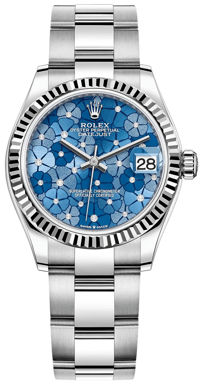 Rolex Datejust 31mm New 2022 Model Oystersteel and White Gold Oyster Bracelet Reference 278274