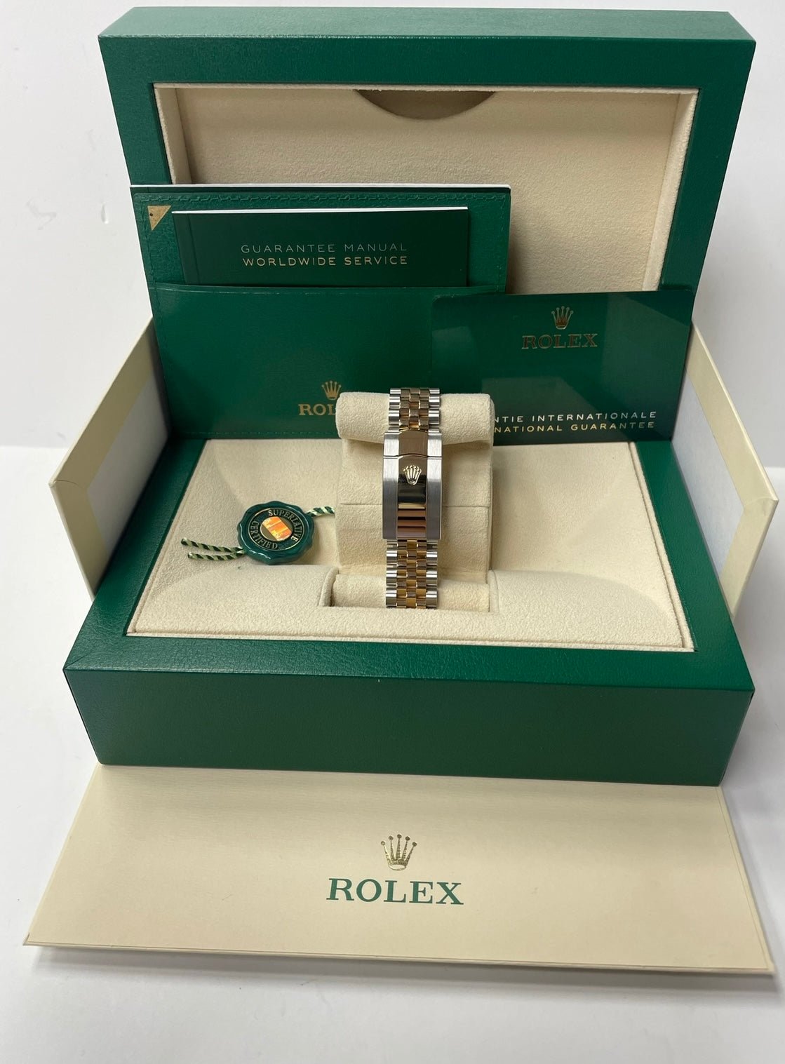 Rolex Datejust 36mm Steel and Yellow Gold Fluted Motif Dial Jubilee Bracelet (Reference # 126233) - WatchesOff5thWatch