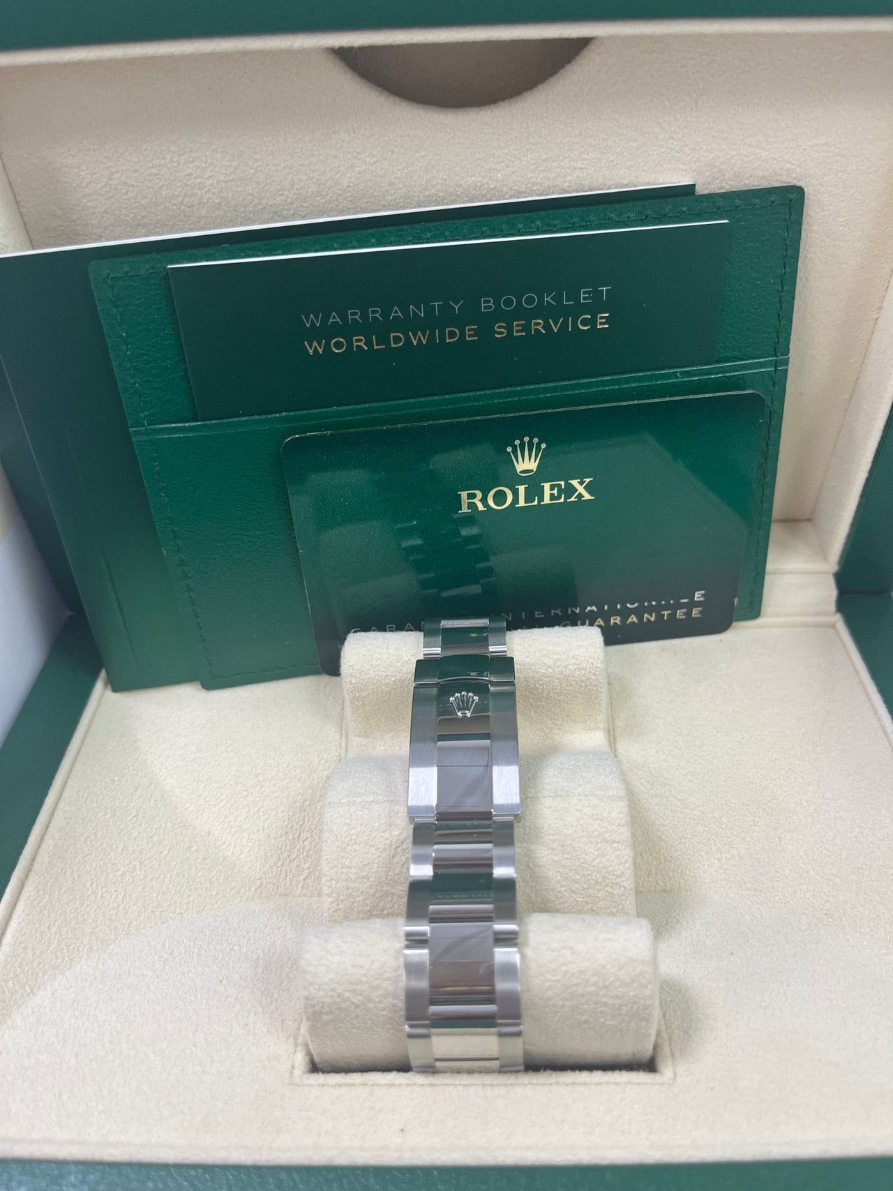 Rolex Datejust 41 Grey Slate Wimbledon Green Roman Dial Oyster Bracelet 126334 - WatchesOff5th