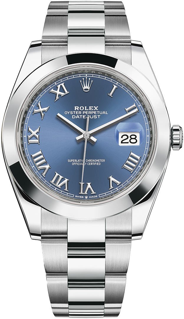 Rolex 41mm outlet blue dial