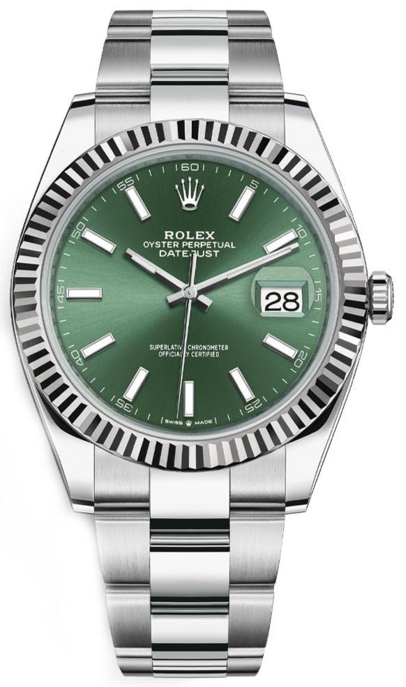 Oyster perpetual green best sale