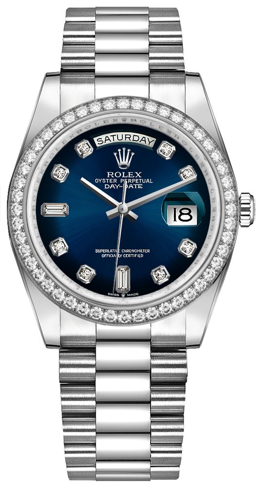 Rolex day date oyster perpetual blue Clearance