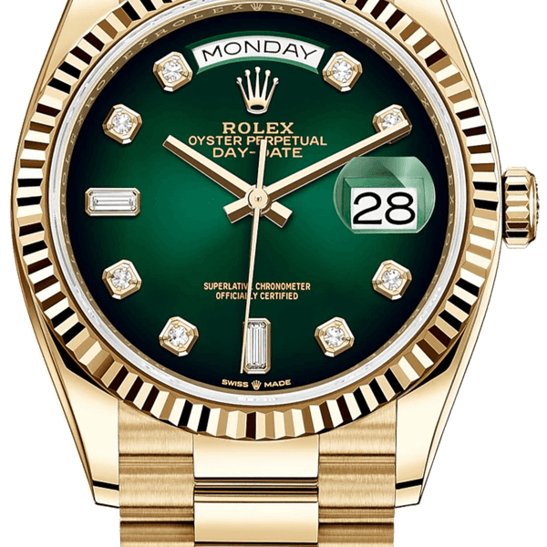 Rolex day date sales 36 green dial