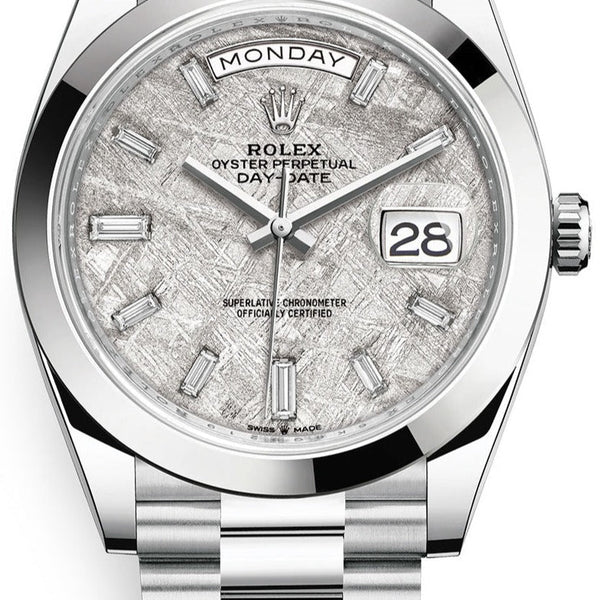 rolex meteorite diamond dial
