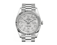 Thumbnail for Rolex Day - Date 40 Platinum White Dial President Day - date 40mm Fluted Bezel 228236 - WatchesOff5thWatch