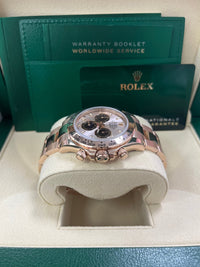 Thumbnail for Rolex Daytona 40mm/ 18k Rose Gold/ 2021 Sundust Index Cosmograph Dial/ Black Sub-dials (Ref# 116505) - WatchesOff5thWatch