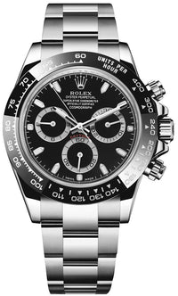 Thumbnail for Rolex Daytona 40mm Stainless Steel - Black Index Dial - Ceramic Bezel (Ref# 116500LN) - WatchesOff5thWatch