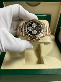 Thumbnail for Rolex Daytona Black And Sundust Index Dial Oyster Bracelet 126505 - WatchesOff5th