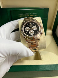 Thumbnail for Rolex Daytona Black And Sundust Index Dial Oyster Bracelet 126505 - WatchesOff5th