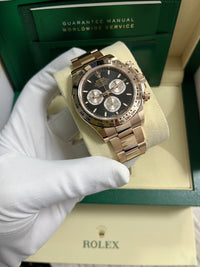 Thumbnail for Rolex Daytona Black And Sundust Index Dial Oyster Bracelet 126505 - WatchesOff5th