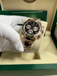 Thumbnail for Rolex Daytona Black And Sundust Index Dial Oyster Bracelet 126505 - WatchesOff5th