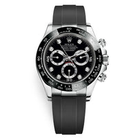 Thumbnail for Rolex Daytona Cosmograph Daytona White Gold 40mm Oysterflex Band Black Diamond Dial - 116519LN - WatchesOff5thWatch